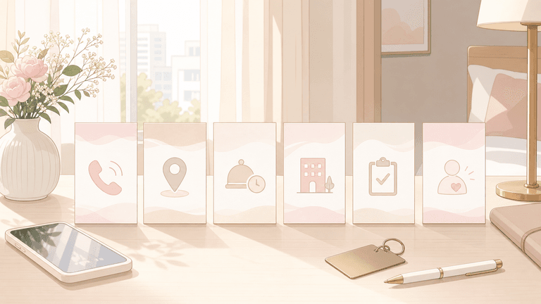 予約から当日までの流れを整理した図解イメージ