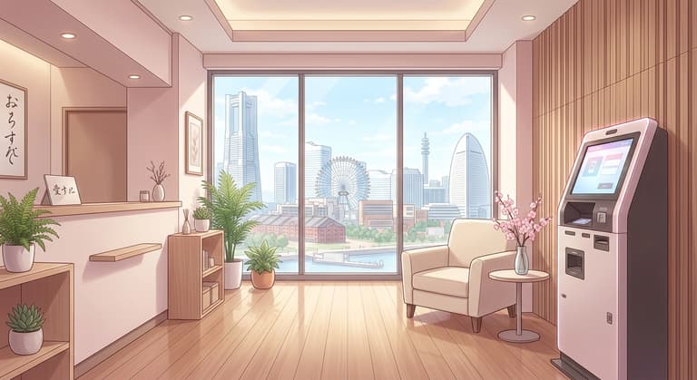 関内のホテルロビー