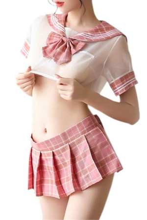 透けセーラー（ピンク）